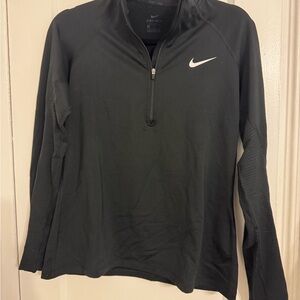 Nike Dri-FIT Woman’s Black Fleece Half-Zip Top
